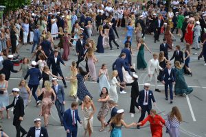 Les Lanciers i skolegården 2019