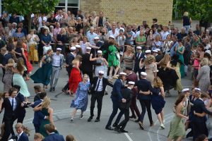 Les Lanciers i skolegården 2019